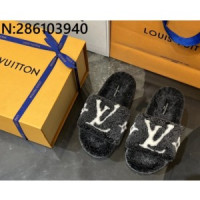 L. LV 이니셜 양털 슬리퍼 5컬러 (여성용)