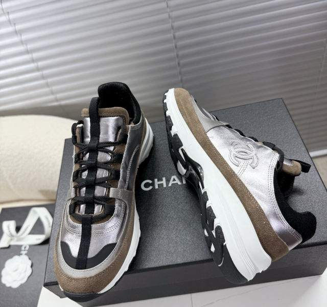 CH. cc로고 카프스킨 스니커즈(5color)