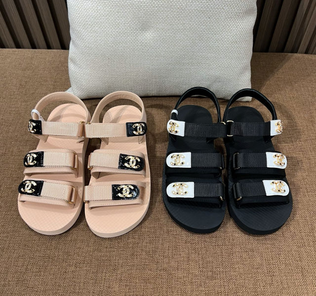 CH. 비치 벨크로 샌들(2color)