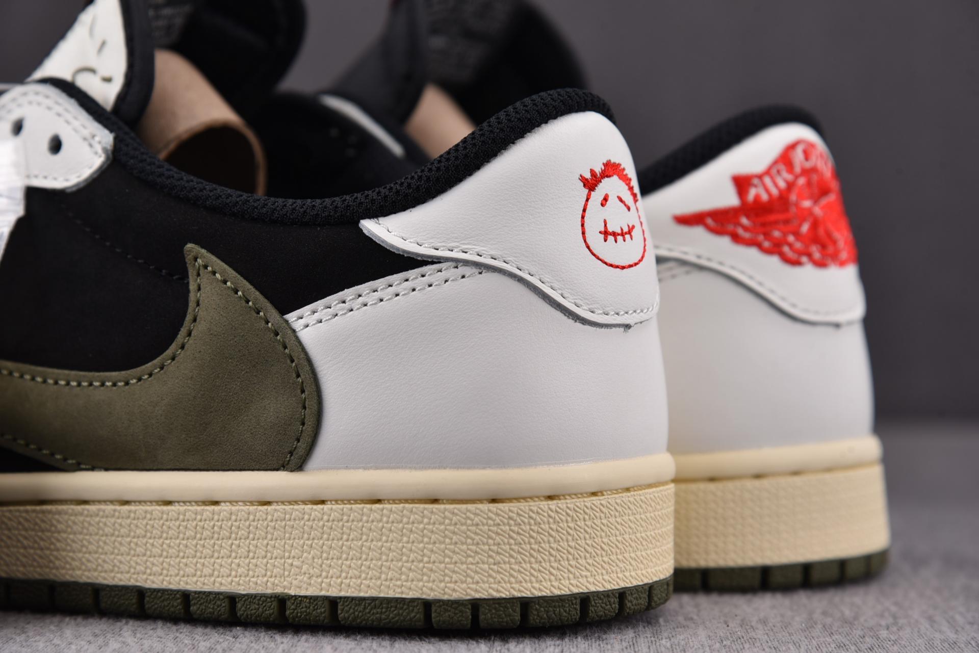 N. AJ1 스캇로우 올리브