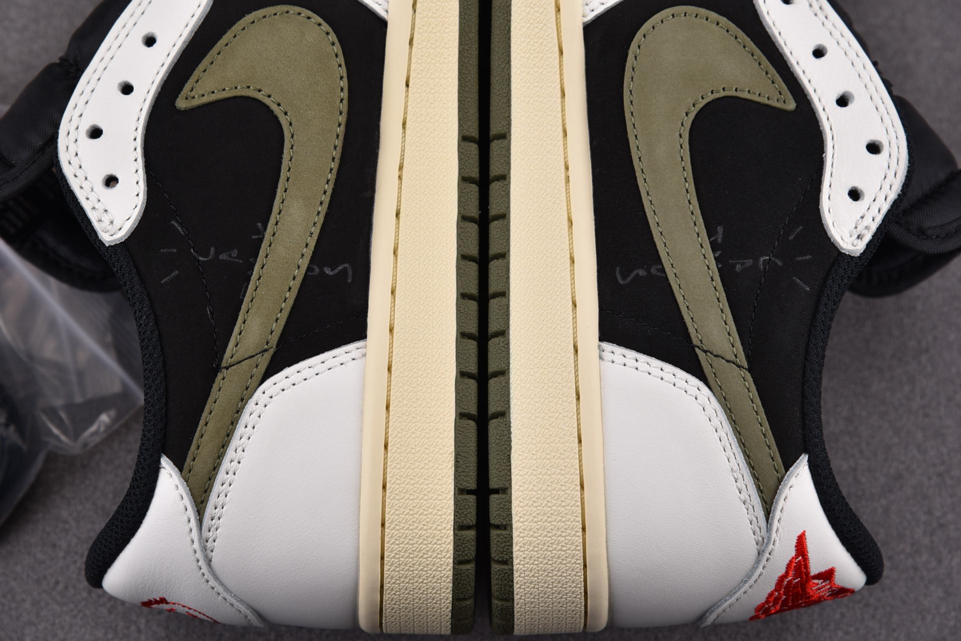 N. AJ1 스캇로우 올리브