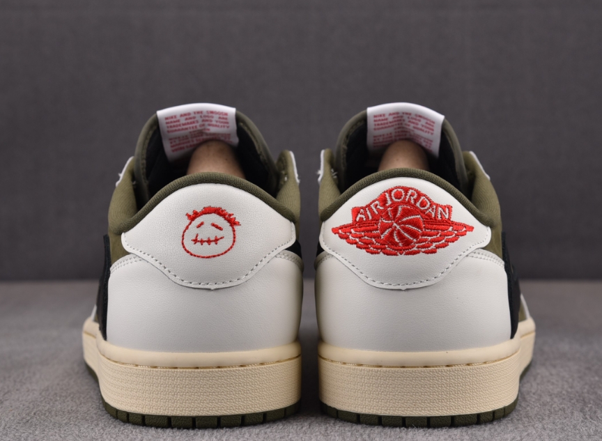 N. AJ1 스캇로우 리버스 올리브